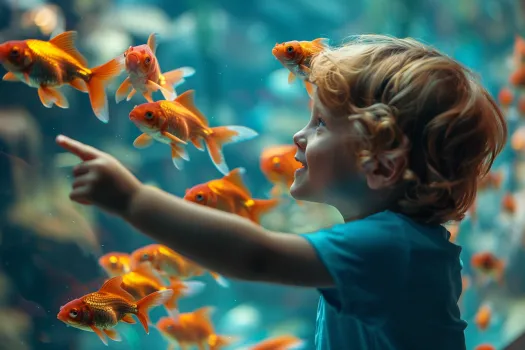 孔雀鱼和虾能一起养吗？(图1)