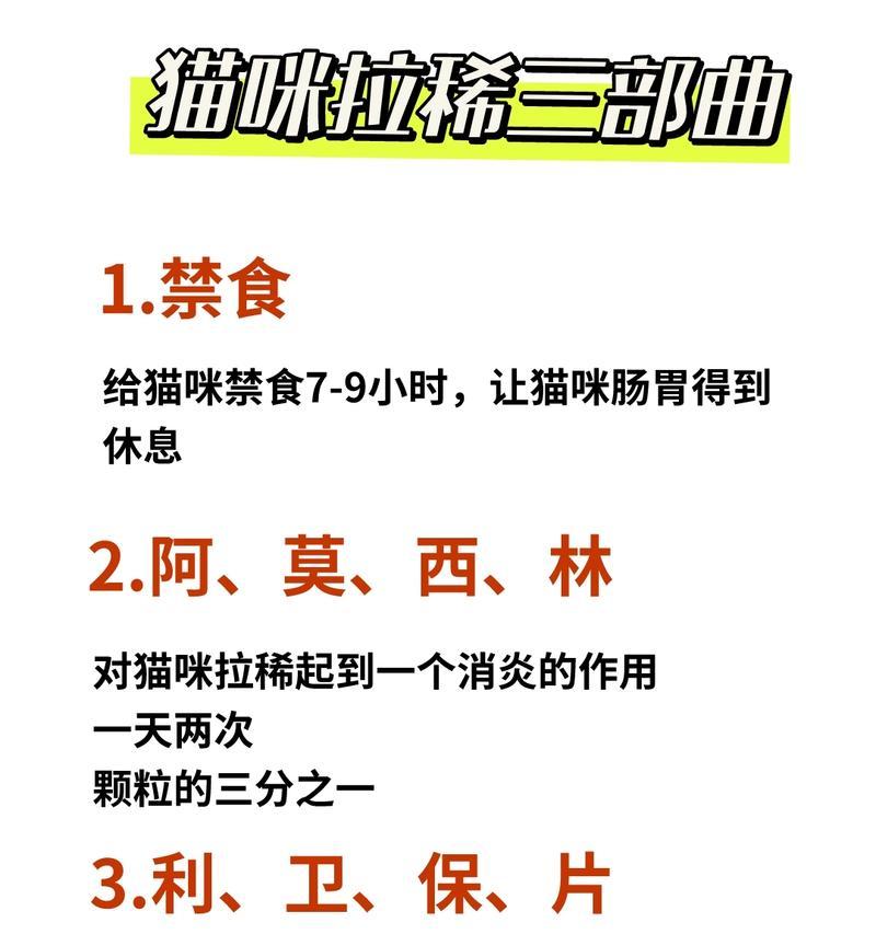 猫咪拉肚子了怎么办？推荐药物治疗方案（猫咪拉肚子的原因及有效 - 新生家伴