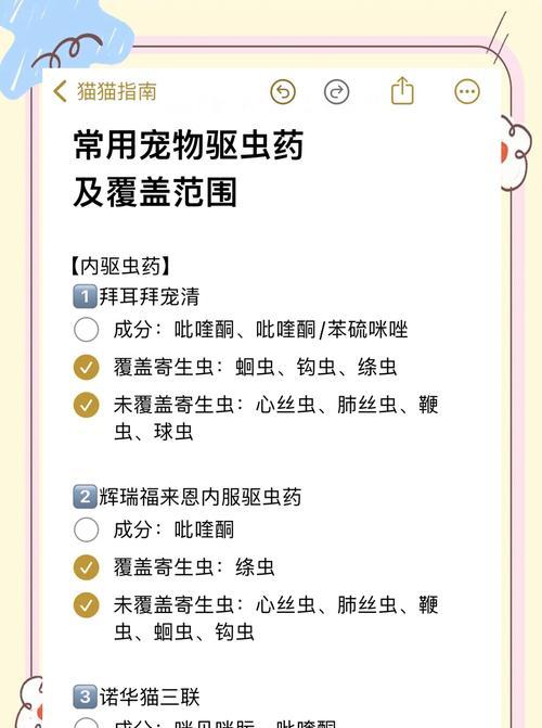 猫咪驱虫频率的科学选择（探讨猫咪体内外驱虫的最佳时机和方法）(图2)