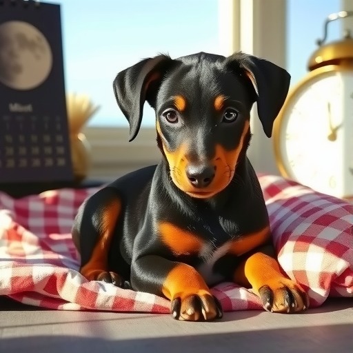 以杜宾立耳——耐心等待完美外貌的时刻（探索杜宾立耳的成长历程与时间节点）(图4)