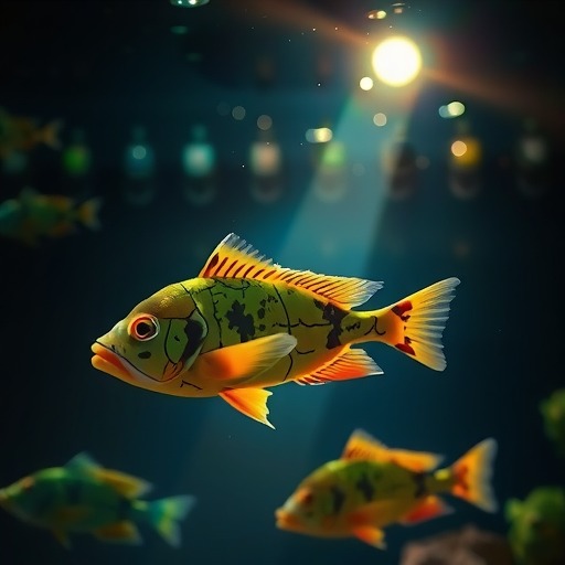 地图鱼的一天（探索地图鱼生活中的日夜节奏，解密它们每天的光照需求）(图5)