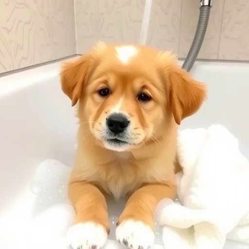 小金毛洗澡的最佳时间和频率(宠物狗洗澡有讲究,别错过最佳时机!)(图5) 小金毛洗澡的最佳时间和频率(宠物狗洗澡有讲究,别错过最佳时机!)(图5)