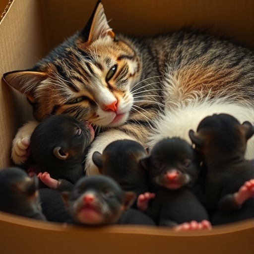 猫咪的繁殖周期及崽的诞生过程（探究猫咪每次产仔时间间隔和崽子的成长情况）(图5)