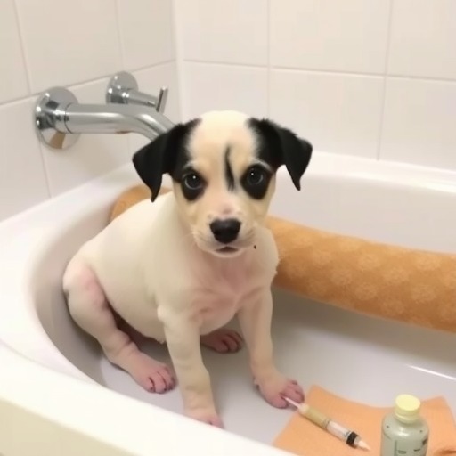 幼犬驱虫和疫苗隔多久可以洗澡？（注意幼犬健康，科学洗澡是关键）(图3)