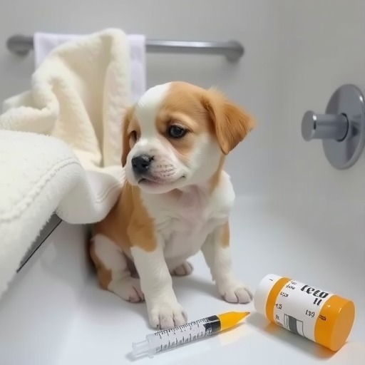 幼犬驱虫和疫苗隔多久可以洗澡？（注意幼犬健康，科学洗澡是关键）(图2)