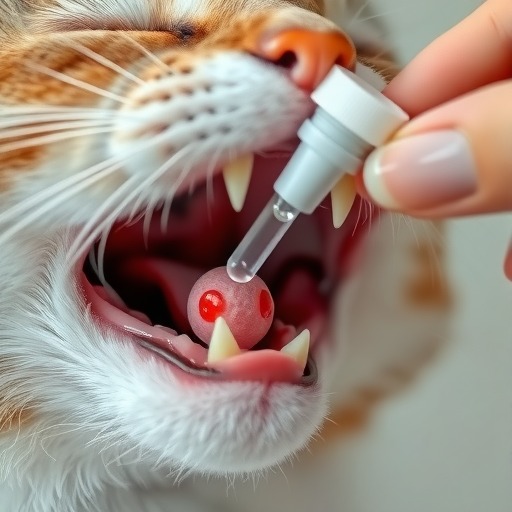 猫咪口腔溃疡（探索如何给你的爱猫喷洒药物，治疗和预防口腔溃疡）(图4)