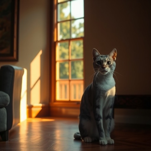 灰白相间的猫——优雅与神秘的象征（探索灰白猫的独特之美）(图4)