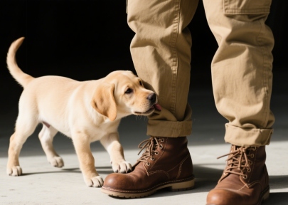 宠物行为解读：狗狗咬裤腿是什么意思？(图1)