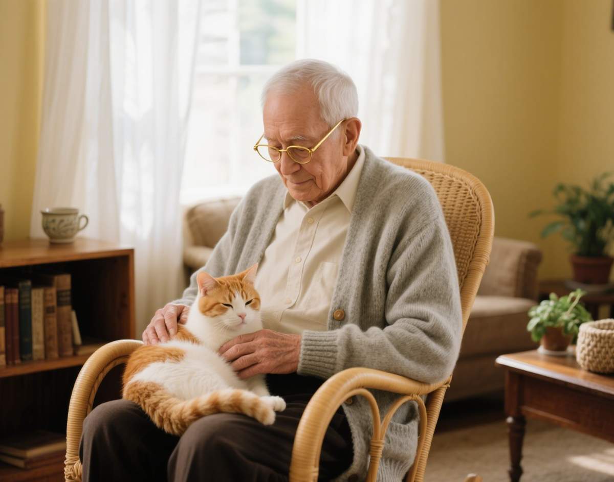 为什么老人养的猫更乖更听话？ - 新生家伴