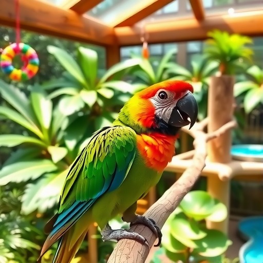 橙翅亚马逊鹦鹉的饲养方法（如何照顾你的亚马逊鹦鹉）(图4)