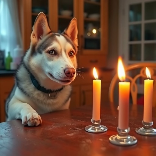 哈士奇三把火张歪了