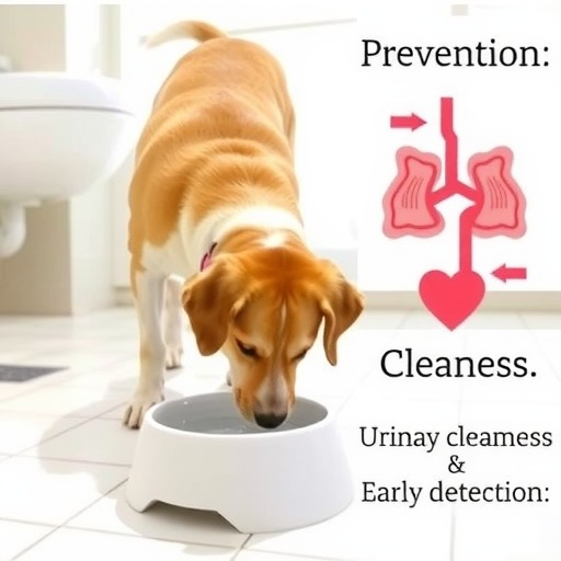 预防狗狗尿路细菌感染的重要性（尿频、尿疼