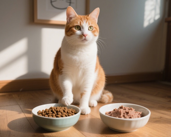 猫咪吃干粮好还是湿粮好？90%的铲屎官都选错了(图1)