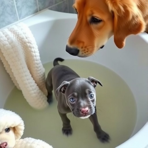 宠物狗生小狗多久后能洗澡的时机与注意事项