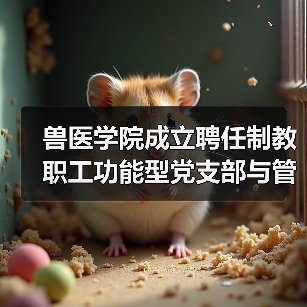 兽医学院成立聘任制教职工功能型党支部与管理委员会(图1)