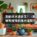 狗的羊水流多久?(揭秘狗宝宝的羊水流程与时长)(图4) 狗的羊水流多久?(揭秘狗宝宝的羊水流程与时长)(图4)