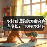 农村普通狗的寿命究竟有多长?(探究农村普通狗寿命的因素及延长方法)(图4) 农村普通狗的寿命究竟有多长?(探究农村普通狗寿命的因素及延长方法)(图4)