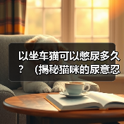 以坐车猫可以憋尿多久？（揭秘猫咪的尿意忍耐能力）(图3)