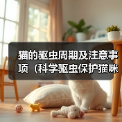 猫的驱虫周期及注意事项（科学驱虫保护猫咪健康） - 新生家伴