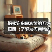 揭秘狗狗尿液黄的五大原因（了解为何狗狗的尿液会变黄，解决尿液异常问题）(图4)