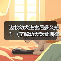 边牧幼犬进食后多久拉?(了解幼犬饮食规律,掌握适宜便便时间)(图2) 边牧幼犬进食后多久拉?(了解幼犬饮食规律,掌握适宜便便时间)(图2)