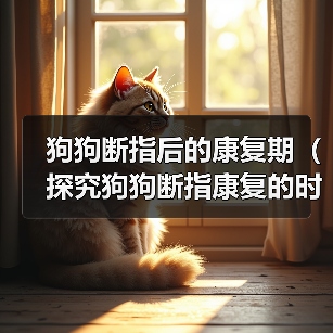 狗狗断指后的康复期（探究狗狗断指康复的时间及相关注意事项）(图4)