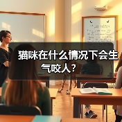 猫咪在什么情况下会生气咬人？(图2)