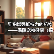 狗狗增强抵抗力的药物——保障宠物健康（探索药物改善狗狗免疫系统的有效方法）(图3)