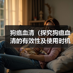 狗瘟血清(探究狗瘟血清的有效性及使用时机)(图4) 狗瘟血清(探究狗瘟血清的有效性及使用时机)(图4)