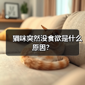 猫咪突然没食欲是什么原因？ - 新生家伴