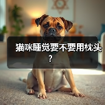 猫咪睡觉要不要用枕头？(图4)