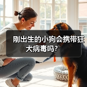 刚出生的小狗会携带狂犬病毒吗?(图2) 刚出生的小狗会携带狂犬病毒吗?(图2)