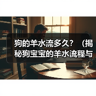 狗的羊水流多久？（揭秘狗宝宝的羊水流程与时长）(图2)
