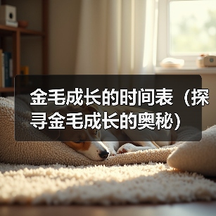 金毛成长的时间表（探寻金毛成长的奥秘）(图2)