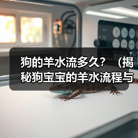 狗的羊水流多久？（揭秘狗宝宝的羊水流程与时长）(图3)
