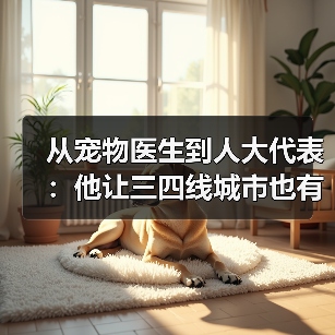 从宠物医生到人大代表：他让三四线城市也有了高品质宠物医疗服务(图3)