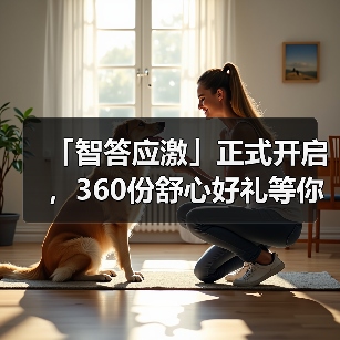 「智答应激」正式开启，360份舒心好礼等你赢！ - 新生家伴