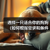 选择一只适合你的狗狗（如何根据需求和条件选择一只适合自己的狗狗）(图2)