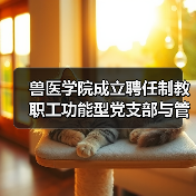 兽医学院成立聘任制教职工功能型党支部与管理委员会 - 新生家伴