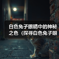 白色兔子眼睛中的神秘之色（探寻白色兔子眼睛中的颜色奥秘）(图4)