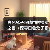 白色兔子眼睛中的神秘之色（探寻白色兔子眼睛中的颜色奥秘）(图3)