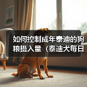 如何控制成年泰迪的狗粮摄入量（泰迪犬每日狗粮摄入量的建议和控制方法）(图2)