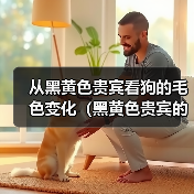 从黑黄色贵宾看狗的毛色变化（黑黄色贵宾的毛发变化及原因分析）(图2)