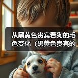从黑黄色贵宾看狗的毛色变化（黑黄色贵宾的毛发变化及原因分析）(图1)