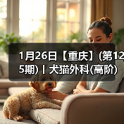 1月26日【重庆】(第125期)丨犬猫外科(高阶)班！含SUB(人人可实操)、乳糜胸等技术！(图2)