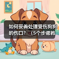如何妥善处理受伤狗狗的伤口？（5个步骤教你正确处理狗狗的伤口）(图3)