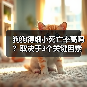 狗狗得细小死亡率高吗？取决于3个关键因素(图3)