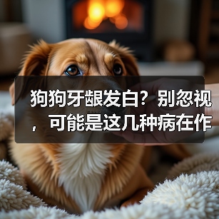狗狗牙龈发白？别忽视，可能是这几种病在作