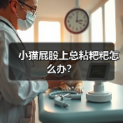 小猫屁股上总粘粑粑怎么办？