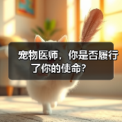 宠物医师，你是否履行了你的使命？ - 新生家伴